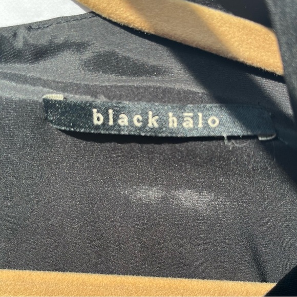 Black Halo Black Midi Dress with Elegant Silhouette - Picture 8 of 8